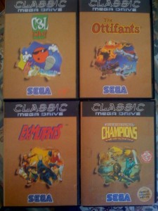 4 jeux Megadrive édition Classic