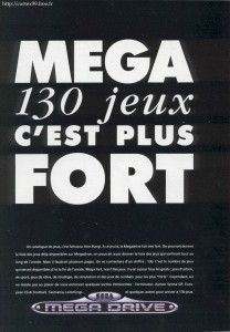 Publicité Megadrive