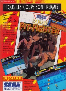 Publicité pour Pit-Fighter sur Master System