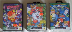 Les 3 jeux Codemasters sur Master System