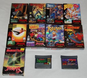 Ma collection de jeux JAGUAR (Atari)