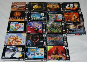 Some complete Nintendo 64 games