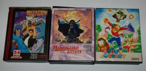 My 3 first Neo Geo (AES) games