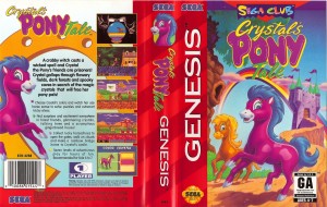 Crystal's Pony sur Megadrive/Genesis (recto verso)